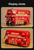 London Vintage Tour Bus - CADA C59008W - 1770 Bricks - BRICKTANKS