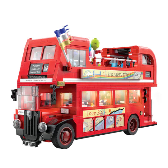 London Bus brick model kit CADA C59008W 1770 bricks