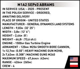 M1A2 Abrams SEPV3 - COBI 2623 - 1071 Bricks - BRICKTANKS