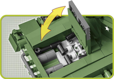 M24 Chaffee - COBI-2543 - 588 brick light tank - BRICKTANKS