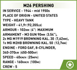 M26 Pershing (T26E3) - COBI 2564 - 904 Bricks - BRICKTANKS