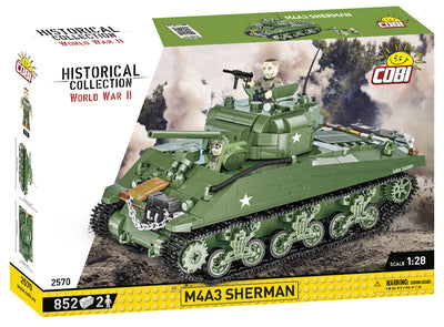 M4A3 Sherman - COBI 2570 - 838 Bricks - BRICKTANKS