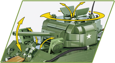 M4A3 Sherman - COBI 2570 - 838 Bricks - BRICKTANKS