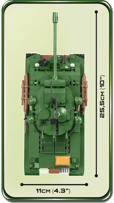M4A3E8 Sherman (Easy Eight)- COBI 2533 - 745 brick medium tank - BRICKTANKS