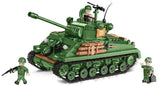 M4A3E8 Sherman (Easy Eight)- COBI 2533 - 745 brick medium tank - BRICKTANKS