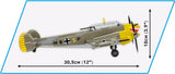 Messerschmitt BF 110 B - COBI 5716 - 422 brick heavy fighter-bomber - BRICKTANKS