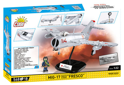 MIG-17 "Fresco" Cold War - COBI 5823 - 568 Bricks - BRICKTANKS