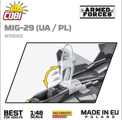 MIG 29 brick plane model - COBI 5840 - 590 bricks Planes Cobi 