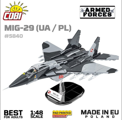 MIG 29 brick plane model - COBI 5840 - 590 bricks Planes Cobi 