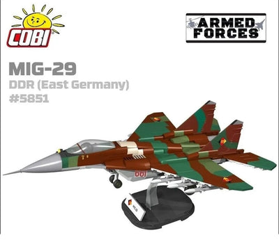MIG 29 DDR brick plane model - COBI 5851 - 590 bricks Planes Cobi 