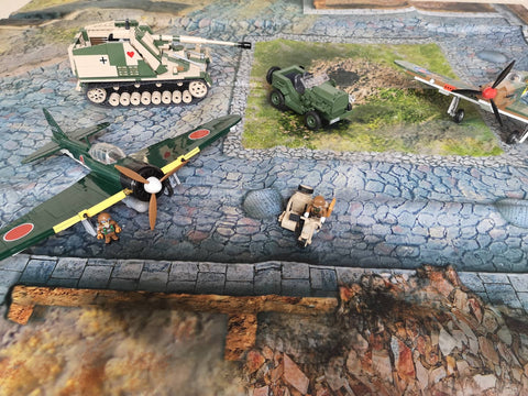 Military Diorama Mat - BRICKTANKS