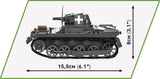 Panzer I Ausf. A - COBI 2534 - light tank - 330 bricks - BRICKTANKS