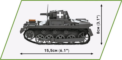 Panzer I Ausf. A - COBI 2534 - light tank - 330 bricks - BRICKTANKS