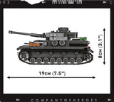 Panzer IV AUSF.G tank - Company of Heroes 3 - COBI 3045 - 606 Bricks - BRICKTANKS