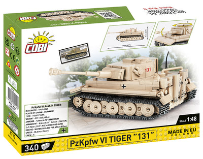 Panzer VI Tiger '131' - COBI 2710 - 340 Bricks - BRICKTANKS