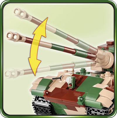 Panzerkampfwagen VI Tiger Ausf.B "Königstiger" (Tiger II)- COBI-2540 - 1000 brick tank - BRICKTANKS