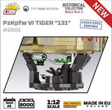 PzKpfw VI Tiger 131 1:12 brick tank model - COBI 2801 - 7800 bricks EXECUTIVE EDITION Tank COBI 