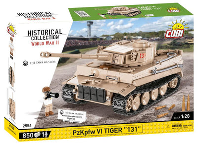 PZKPFW VI TIGER 131 TANK - COBI 2556 - 850 Bricks - BRICKTANKS