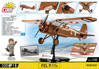 PZL P.11c - COBI 5742 - 320 Bricks Planes Cobi 