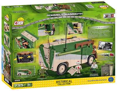 Rommel's Mammoth - COBI 2525 - 735 brick military vehicle - BRICKTANKS
