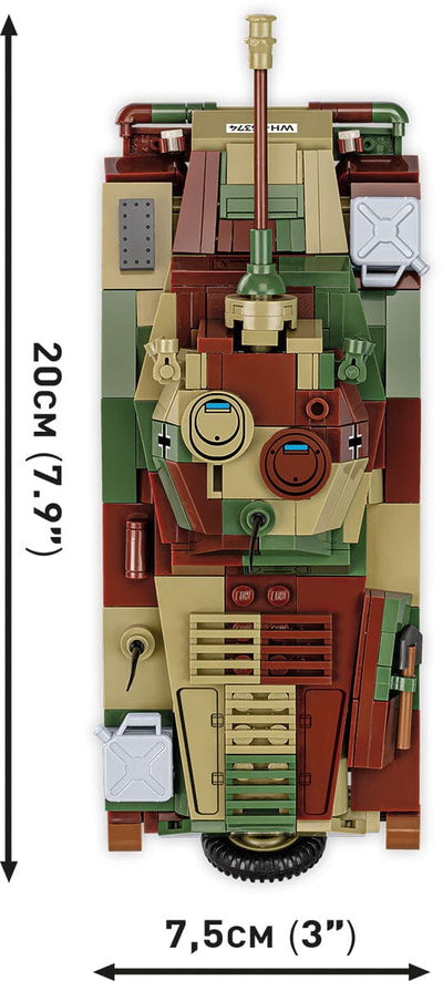 Sd. Kfz 234/2 Puma brick armoured car model - COBI 2287 - 470 bricks Tank Cobi 