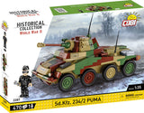 Sd. Kfz 234/2 Puma brick armoured car model - COBI 2287 - 470 bricks Tank Cobi 