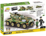 Sd. Kfz 234/3 Stummel brick armoured car model - COBI 2288 - 439 bricks Tank Cobi 