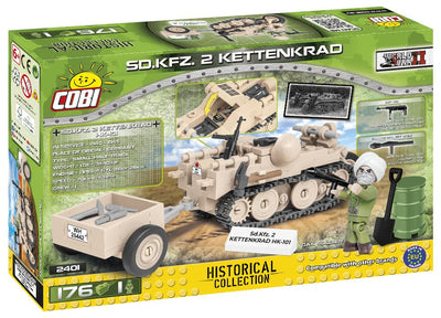 SD.KFZ 2 Kettenkrad - COBI 2401- 170 brick tracked motorbike - BRICKTANKS