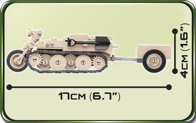 SD.KFZ 2 Kettenkrad - COBI 2401- 170 brick tracked motorbike - BRICKTANKS
