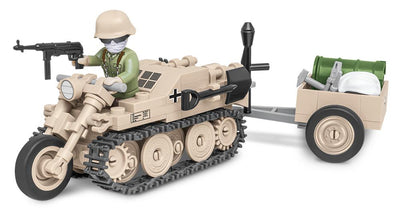 SD.KFZ 2 Kettenkrad - COBI 2401- 170 brick tracked motorbike - BRICKTANKS