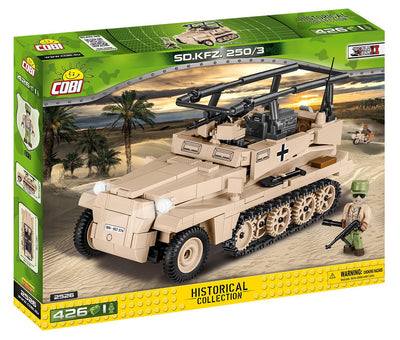 Sd.Kfz. 250/3 (Afrika Korps) - COBI 2526 - 420 brick command vehicle - BRICKTANKS