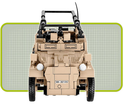 Sd.Kfz. 250/3 (Afrika Korps) - COBI 2526 - 420 brick command vehicle - BRICKTANKS