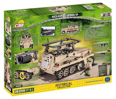 Sd.Kfz. 250/3 (Afrika Korps) - COBI 2526 - 420 brick command vehicle - BRICKTANKS