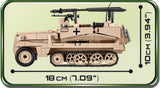 Sd.Kfz. 250/3 (Afrika Korps) - COBI 2526 - 420 brick command vehicle - BRICKTANKS