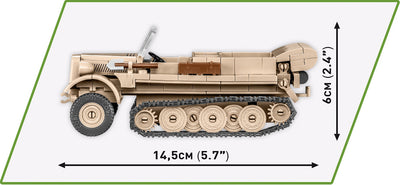 SD.KFZ.10 Demag D7 - COBI 2273 - 283 bricks - BRICKTANKS