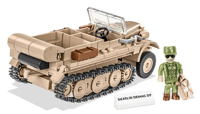 SD.KFZ.10 Demag D7 - COBI 2273 - 283 bricks - BRICKTANKS