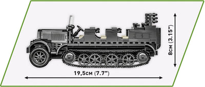 SD.KFZ.7 Half Track - COBI 2275 - 439 Bricks - BRICKTANKS