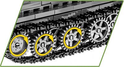 SD.KFZ.7 Half Track - COBI 2275 - 439 Bricks - BRICKTANKS