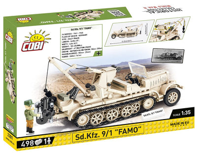 SD.KFZ.9/1 Famo Half-Track - COBI 2281 - 498 Bricks - BRICKTANKS