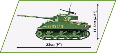 Sherman IC Firefly 'Zemsta II' - COBI 2276 - 600 Bricks - BRICKTANKS