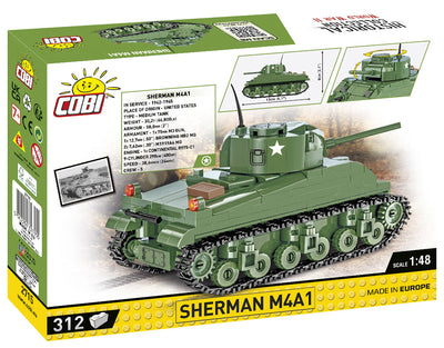 Sherman M4A1 - COBI 2715 - 312 Bricks - BRICKTANKS