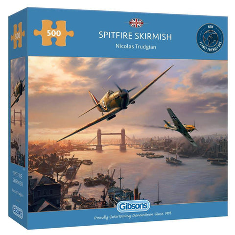 Spitfire Skirmish - 500 piece puzzle - BRICKTANKS