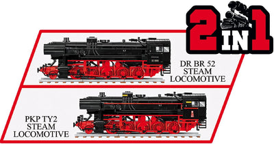 Steam Locomotive DRB Class 52/TY-2 - COBI 6283 - 1630 brick train Toys & Games Cobi 