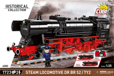 Steam Locomotive DRB Class 52/TY-2 - COBI 6283 - 1630 brick train Toys & Games Cobi 
