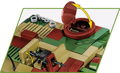 Sturmgeschutz IV brick tank model - COBI 2576 - 952 bricks Tank Cobi 