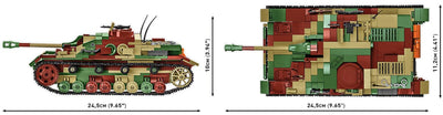 Sturmgeschutz IV brick tank model - COBI 2576 - 952 bricks Tank Cobi 