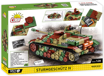 Sturmgeschutz IV brick tank model - COBI 2576 - 952 bricks Tank Cobi 