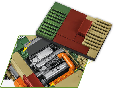 Sturmgeschutz IV brick tank model - COBI 2576 - 952 bricks Tank Cobi 