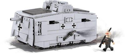 Sturmpanzerwagen A7V - COBI 2982 - WWI 575 brick heavy tank - BRICKTANKS