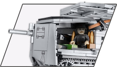 Sturmpanzerwagen A7V WW1 tank - COBI 2989 - 840 Bricks - BRICKTANKS